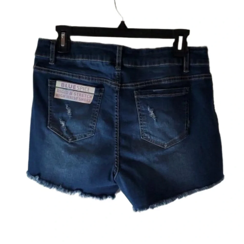 🌼New Super Cute Distressed Jean Shorts Size 11 - Picture 5 of 5